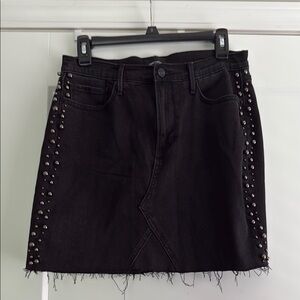 DRIFTWOOD Black Embellished Mini Skirt